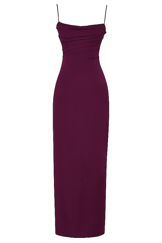 Lani Merlot Corset Maxi Dress Lani Merlot Corset Maxi Dress