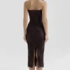 Larra Bitter Chocolate Lace Corset Midi Dress & Bolero Larra Bitter Chocolate Lace Corset Midi Dress & Bolero