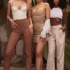 Laurel Toast High Waisted Trousers