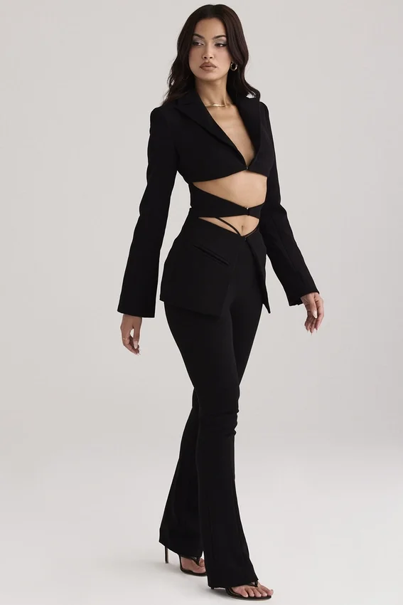 Layla Black V-Front Trousers Layla Black V-Front Trousers