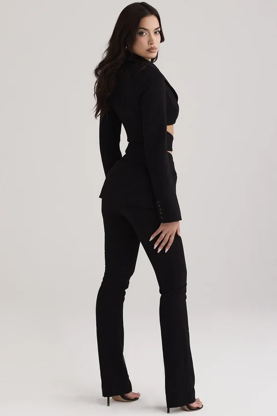 Layla Black V-Front Trousers Layla Black V-Front Trousers