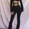 Layla Black V-Front Trousers Layla Black V-Front Trousers