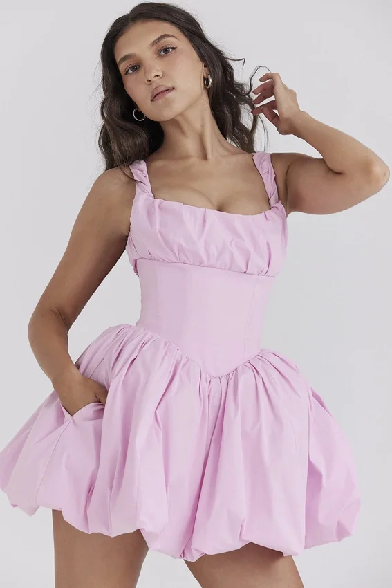 Le Puff Cotton Candy Cotton Tulle Mini Dress Le Puff Cotton Candy Cotton Tulle Mini Dress