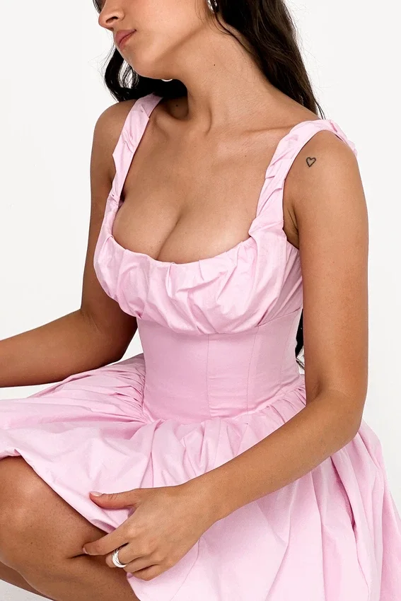 Le Puff Cotton Candy Cotton Tulle Mini Dress Le Puff Cotton Candy Cotton Tulle Mini Dress