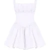 Le Puff White Cotton Tulle Mini Dress Le Puff White Cotton Tulle Mini Dress