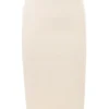 Lena Cream Boucle Pencil Midi Skirt Lena Cream Boucle Pencil Midi Skirt