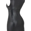 Leola Black Vegan Leather Mini Dress Leola Black Vegan Leather Mini Dress
