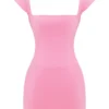 Leonida French Pink Corset Mini Dress Leonida French Pink Corset Mini Dress