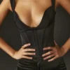 Liberty Black Satin Corset Liberty Black Satin Corset