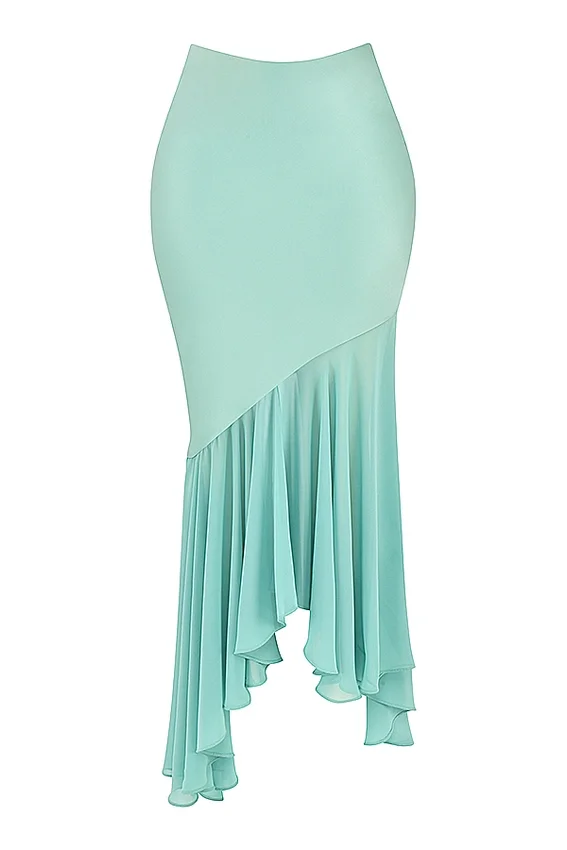Lila Jade Ruffle Maxi Skirt Lila Jade Ruffle Maxi Skirt