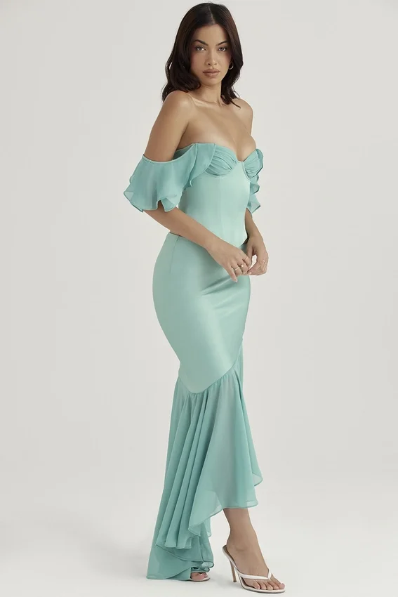 Lila Jade Ruffle Maxi Skirt Lila Jade Ruffle Maxi Skirt