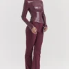 Lillie Wine Trousers