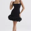Lilou Black Ruffle Hem Dress Lilou Black Ruffle Hem Dress