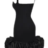 Lilou Black Ruffle Hem Dress Lilou Black Ruffle Hem Dress