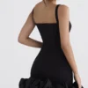 Lilou Black Ruffle Hem Dress Lilou Black Ruffle Hem Dress