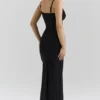 Lini Black Mesh Maxi Dress Lini Black Mesh Maxi Dress