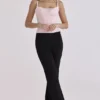 Lini Pink Mesh Corset Top