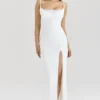 Lini White Mesh Maxi Dress Lini White Mesh Maxi Dress