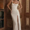 Lini White Mesh Maxi Dress Lini White Mesh Maxi Dress