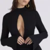 Lois Black Keyhole Bodysuit