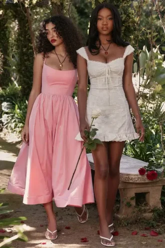 Lolita Apricot Corset Sundress