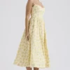 Lolita Buttercup Vintage Floral Print Cotton Corset Sundress Lolita Buttercup Vintage Floral Print Cotton Corset Sundress