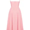 Lolita Rose Pink Cotton Corset Sundress Lolita Rose Pink Cotton Corset Sundress