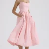 Lolita Rose Pink Cotton Corset Sundress Lolita Rose Pink Cotton Corset Sundress