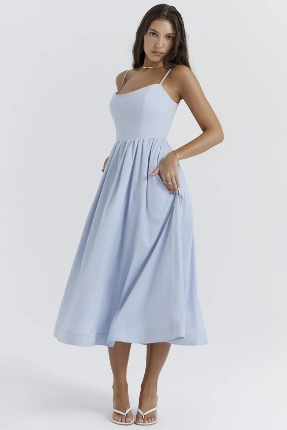 Lolita Soft Blue Corset Sundress Lolita Soft Blue Corset Sundress