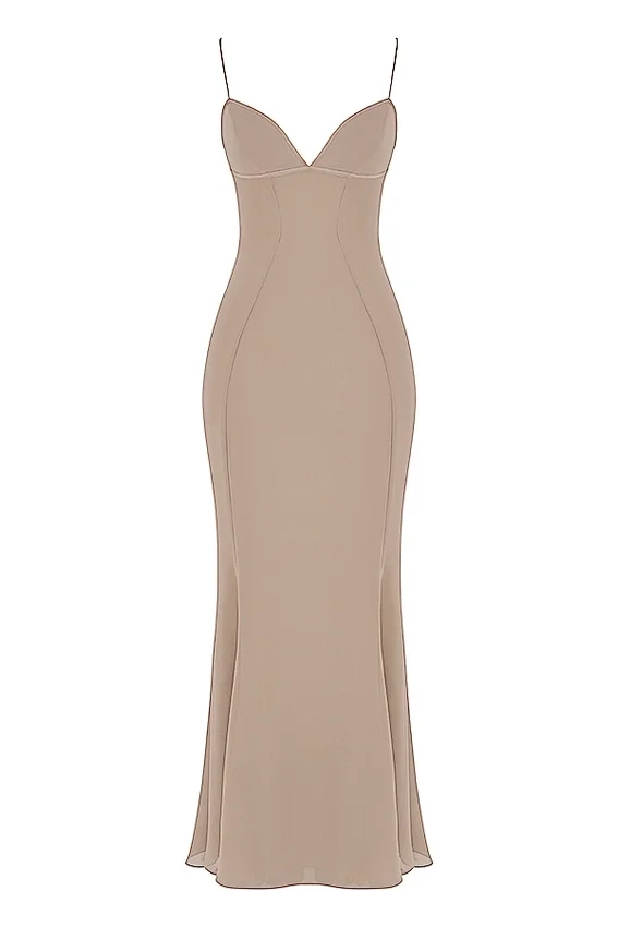 Loren Latte Corset Maxi Dress Loren Latte Corset Maxi Dress
