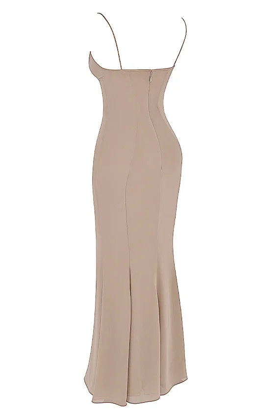 Loren Latte Corset Maxi Dress Loren Latte Corset Maxi Dress