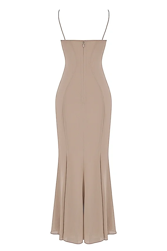 Loren Latte Corset Maxi Dress Loren Latte Corset Maxi Dress