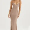 Loren Latte Corset Maxi Dress Loren Latte Corset Maxi Dress