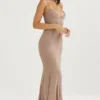 Loren Latte Corset Maxi Dress Loren Latte Corset Maxi Dress