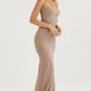 Loren Latte Corset Maxi Dress Loren Latte Corset Maxi Dress