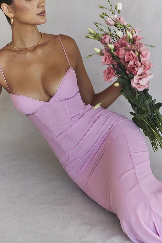 Loren Pink Maxi Dress Loren Pink Maxi Dress