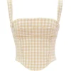 Lottie Gingerbread Gingham Corset Lottie Gingerbread Gingham Corset