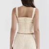 Lottie Gingerbread Gingham Corset Lottie Gingerbread Gingham Corset