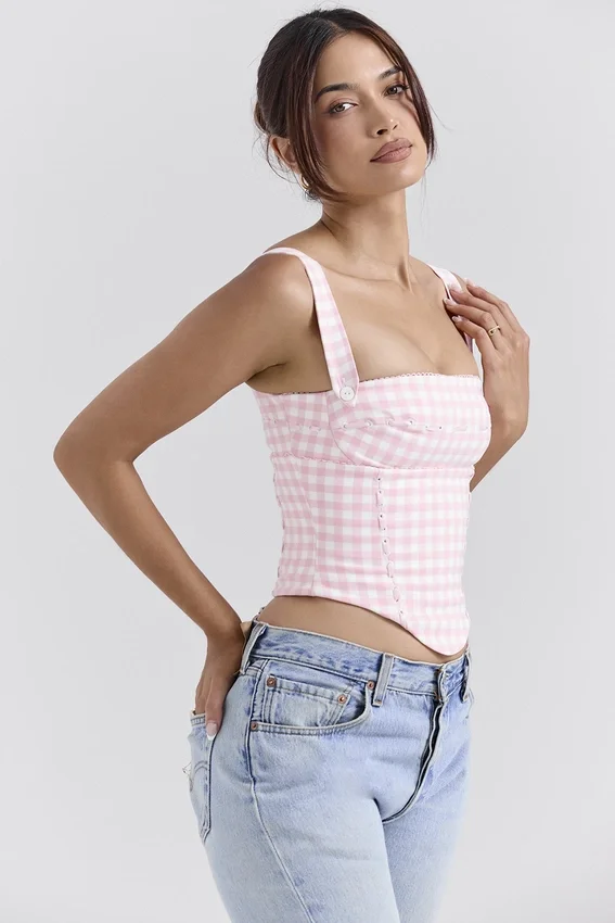 Lottie Strawberry Shortcake Gingham Corset Lottie Strawberry Shortcake Gingham Corset
