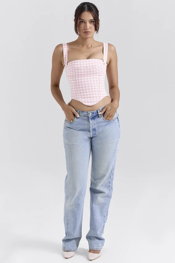 Lottie Strawberry Shortcake Gingham Corset Lottie Strawberry Shortcake Gingham Corset