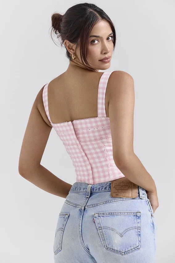 Lottie Strawberry Shortcake Gingham Corset Lottie Strawberry Shortcake Gingham Corset