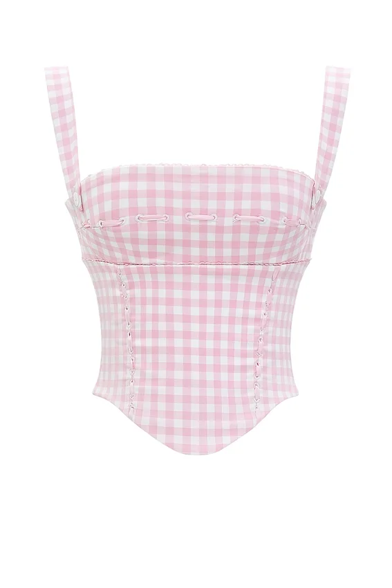 Lottie Strawberry Shortcake Gingham Corset Lottie Strawberry Shortcake Gingham Corset