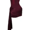 Loubella Mulberry Strapless Corset Dress Loubella Mulberry Strapless Corset Dress