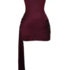 Loubella Mulberry Strapless Corset Dress Loubella Mulberry Strapless Corset Dress