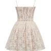 Louisa Vintage Cream Lace Mini Dress Louisa Vintage Cream Lace Mini Dress