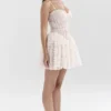 Louisa Vintage Cream Lace Mini Dress Louisa Vintage Cream Lace Mini Dress