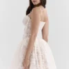 Louisa Vintage Cream Lace Mini Dress Louisa Vintage Cream Lace Mini Dress