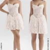 Louisa Vintage Cream Lace Mini Dress Louisa Vintage Cream Lace Mini Dress