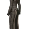 Loula Black Plunge Midi Dress Loula Black Plunge Midi Dress