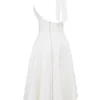 Loulou Ivory Halter Neck Midi Dress Loulou Ivory Halter Neck Midi Dress
